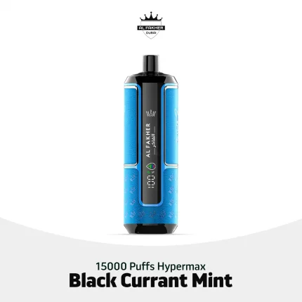 Al Fakher 15k Puff Hypermax BlackCurrant Mint Disposable vape