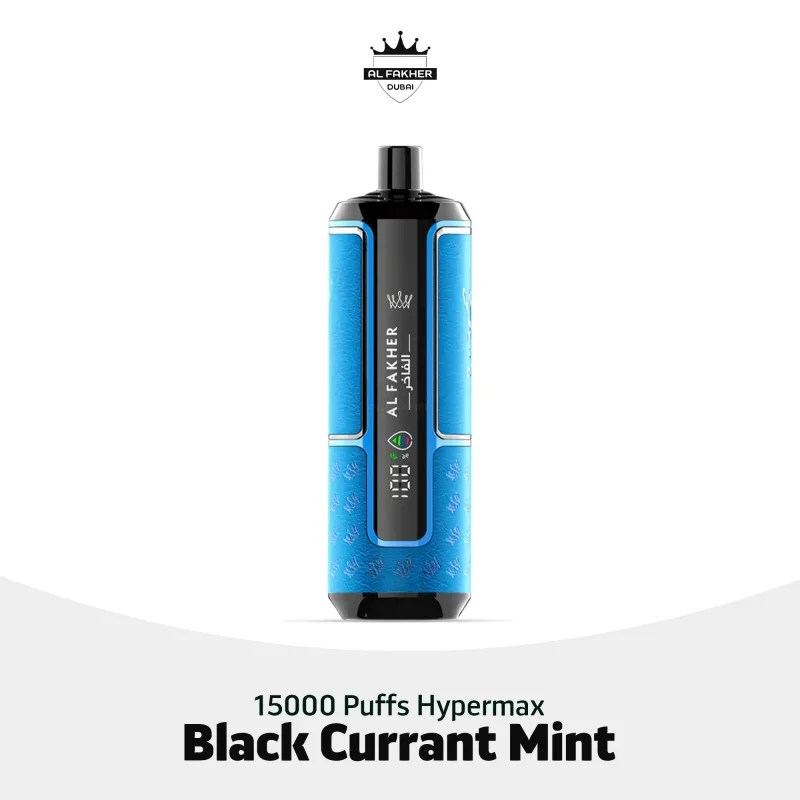 Al Fakher 15k Puff Hypermax BlackCurrant Mint Disposable vape