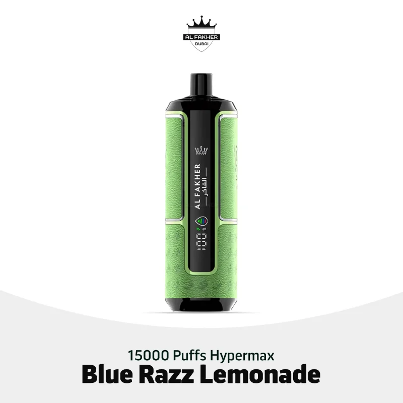 Al Fakher 15k Puffs Hypermax Blue Razz Lemonade Disposable Vape