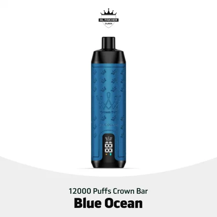 Al Fakher Crown Bar 12000 Puffs Blue Ocean