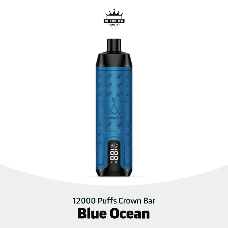 Al Fakher Crown Bar 12000 Puffs Blue Ocean