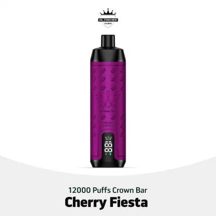 Al Fakher Crown Bar 12000 Puffs Cherry Fiesta