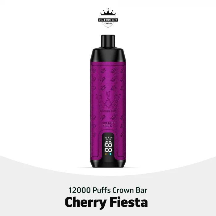 Al Fakher Crown Bar 12000 Puffs Cherry Fiesta