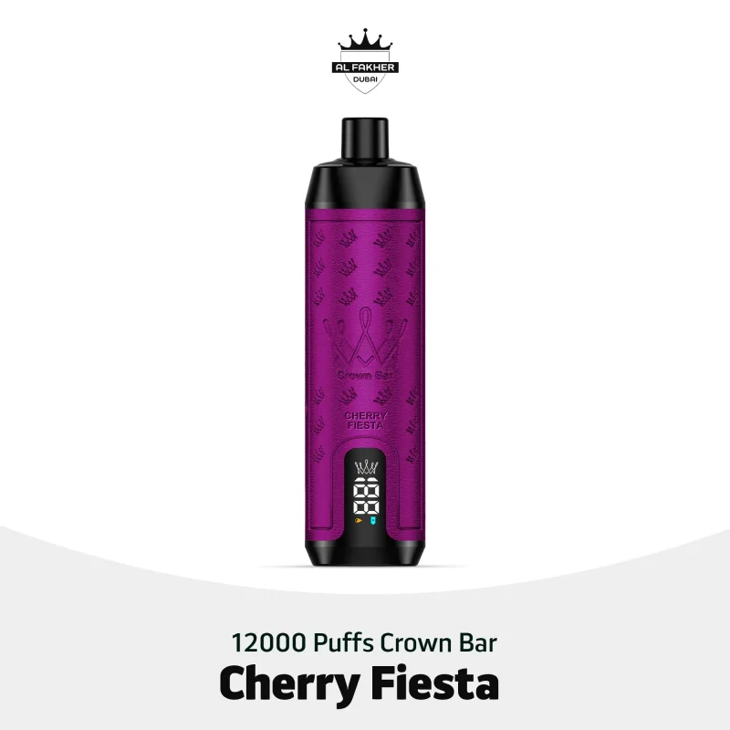 Al Fakher Crown Bar 12000 Puffs Cherry Fiesta