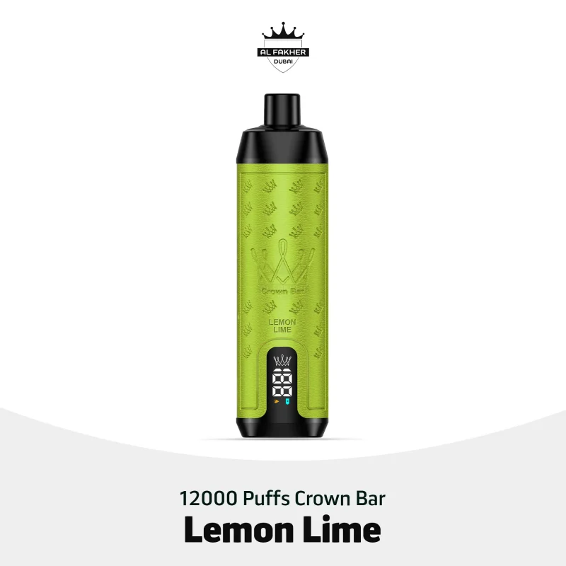 Al Fakher Crown Bar 12000 Puffs Lemon Lime