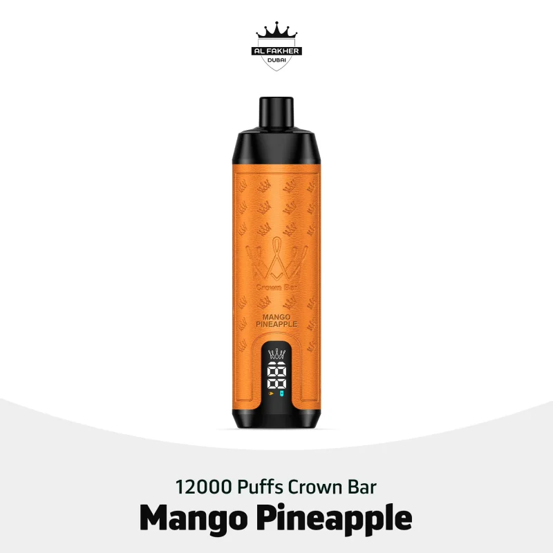 Al Fakher Crown Bar 12000 Puffs Mango Pineapple Disposable