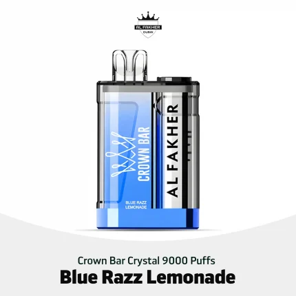 Al Fakher Crown Bar Crystal 9000 Blue Razz Lemonade in UAE