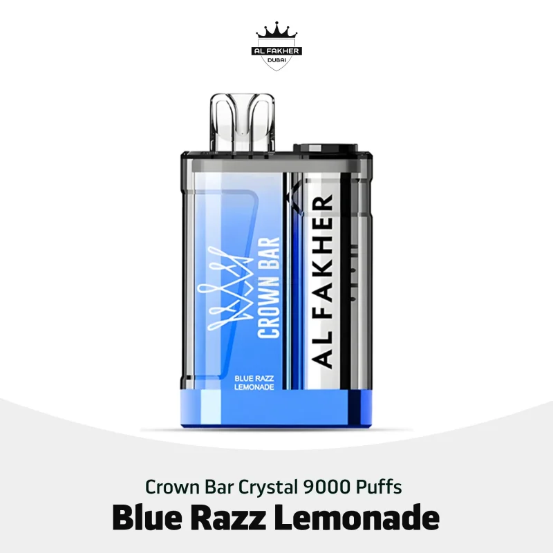 Al Fakher Crown Bar Crystal 9000 Blue Razz Lemonade in UAE