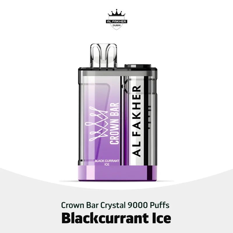 Buy Al Fakher Crown Bar Crystal 9000 Blackcurrant Ice