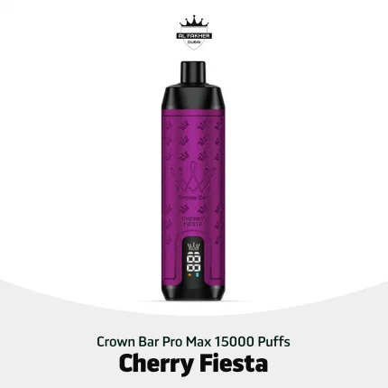 Al Fakher Crown Bar Pro Max 15000 Puffs Cherry Fiesta
