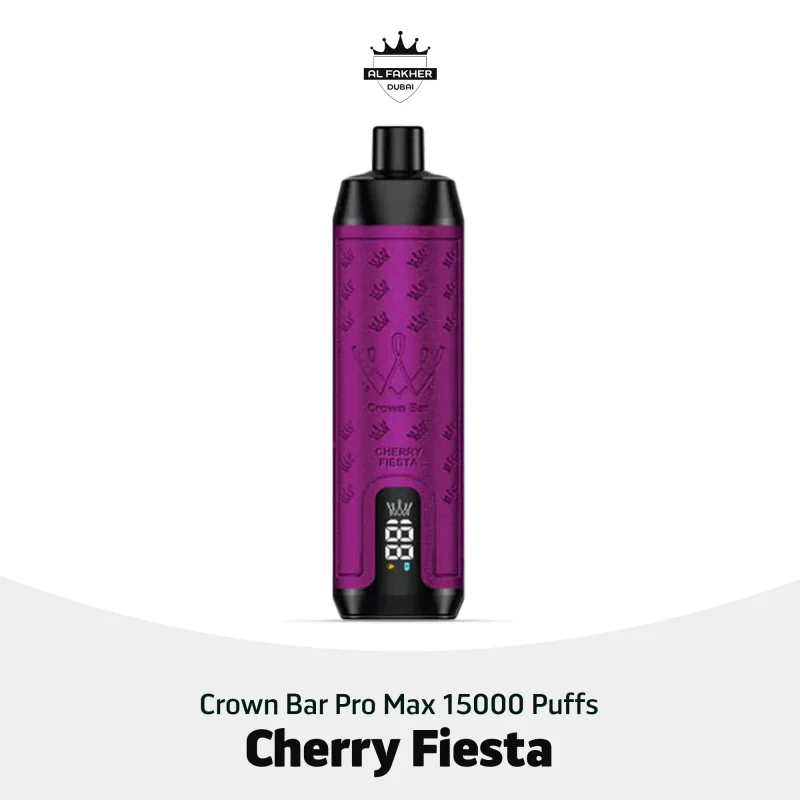 Al Fakher Crown Bar Pro Max 15000 Puffs Cherry Fiesta