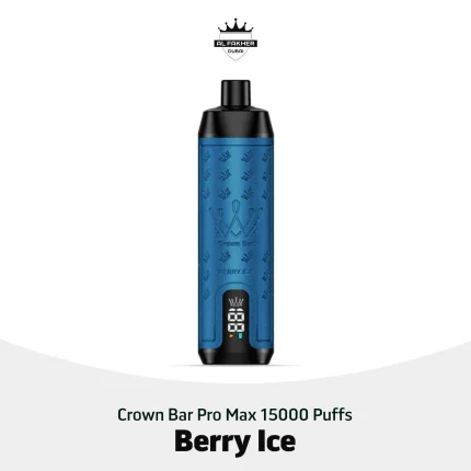 Al Fakher Crown Bar Pro Max 15000 Puffs Berry Ice in UAE