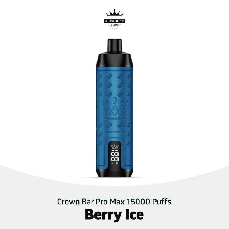 Al Fakher Crown Bar Pro Max 15000 Puffs Berry Ice in UAE