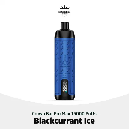 Al Fakher Crown Bar Pro Max 15000 Puffs Blackcurrant Ice in Dubai