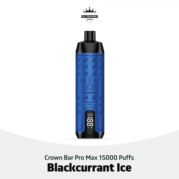 Al Fakher Crown Bar Pro Max Blackcurrant Ice 15000 Puffs