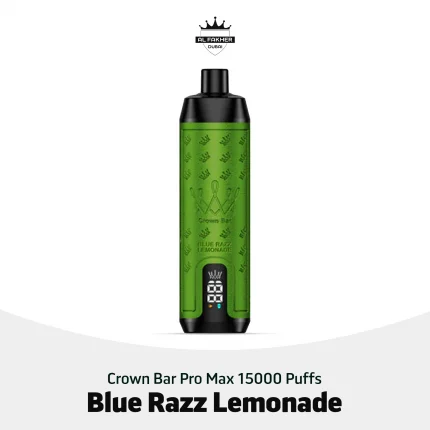 Al Fakher Crown Bar Pro Max Blue Razz Lemonade Disposable Vape
