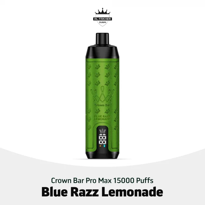 Al Fakher Crown Bar Pro Max Blue Razz Lemonade Disposable Vape