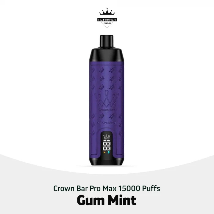 Shop Al Fakher Crown Bar Pro Max 15000 Puffs Gum Mint in UAE