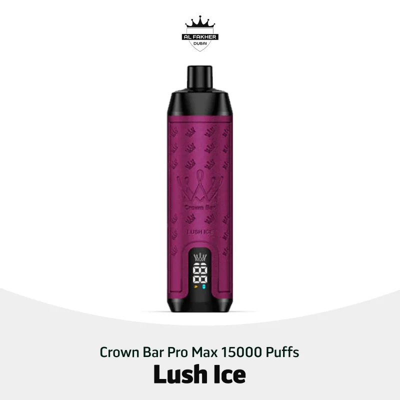 Al Fakher Crown Bar Pro Max 15000 Puffs Lush Ice in UAE