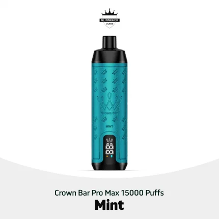 Buy Al Fakher Crown Bar Pro Max Mint 15000 Puffs in UAE