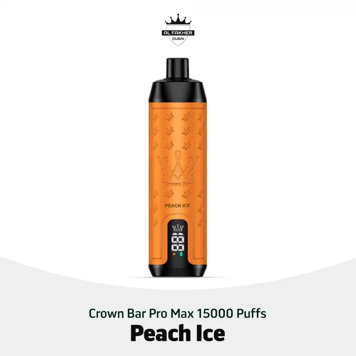 Al Fakher Crown Bar Pro Max Peach Ice Disposable Vape in Dubai