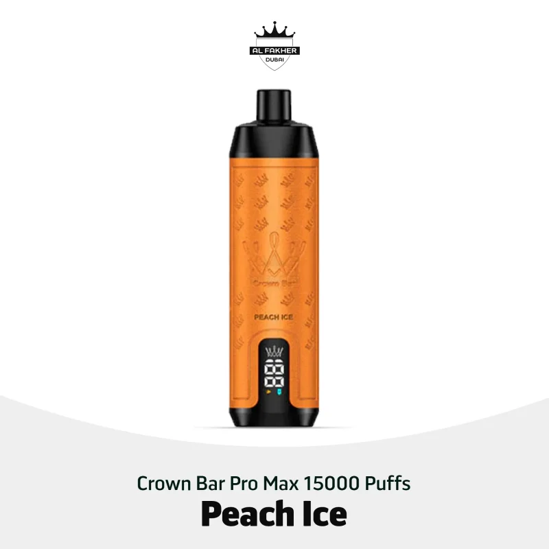 Al Fakher Crown Bar Pro Max Peach Ice Disposable Vape in Dubai