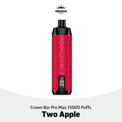 Al Fakher Crown Bar Pro Max Two Apple 15000 Puffs
