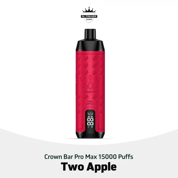 Al Fakher Crown Bar Pro Max Two Apple 15000 Puffs