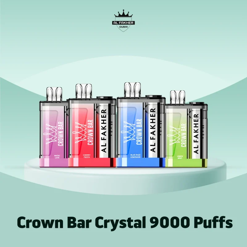 Buy Al Fakher Crown Bar Crystal 9000 Puffs Disposable Vape